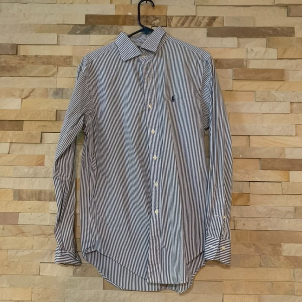 Polo by Ralph Lauren Stanton Classic Fit Mens Button Up Shirt, Medium.